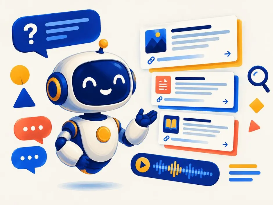 Illustration of ai search optimization (aeo and geo) work