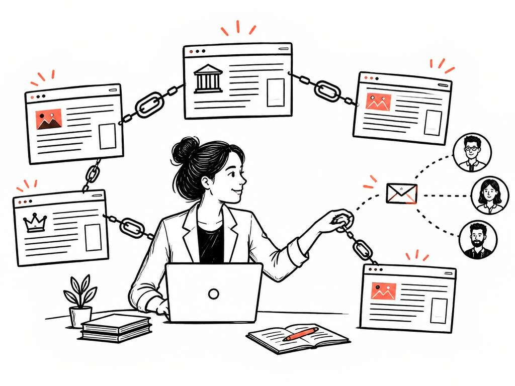 Illustration of google penalty recovery work